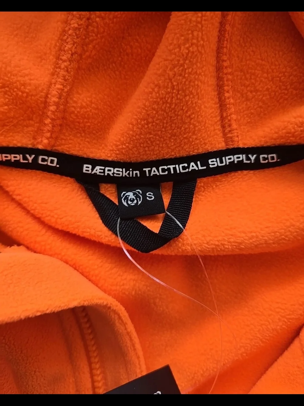 NWT Baerskin Tactical Hoodie Orange Size Small